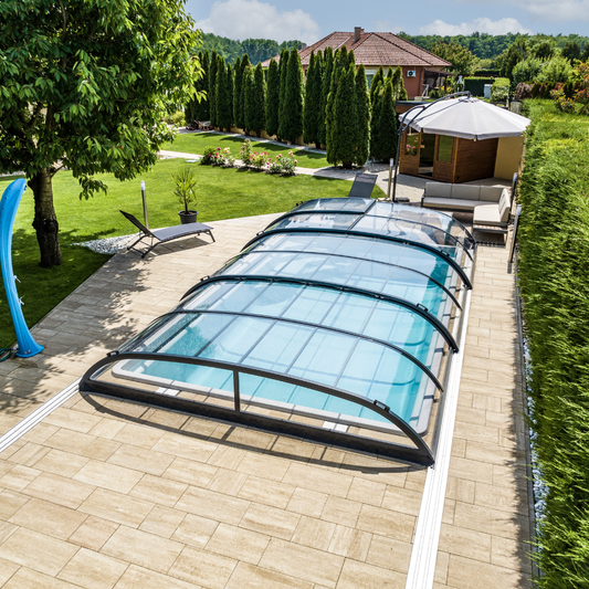 Abri piscine ZENITH Flat E-LINE