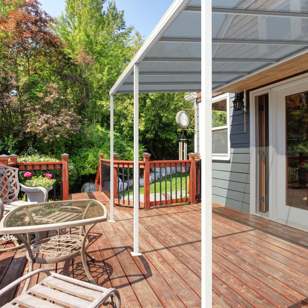 Pergola aluminium adossée