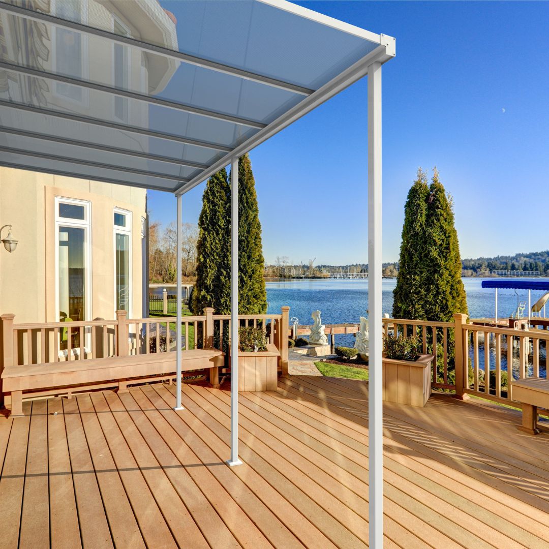 Pergola aluminium adossée