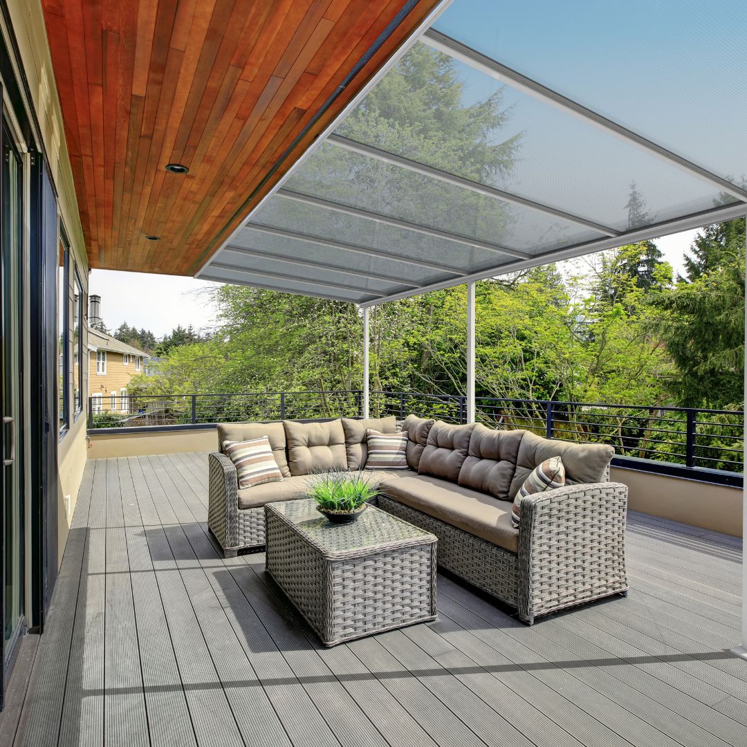 Pergola aluminium adossée